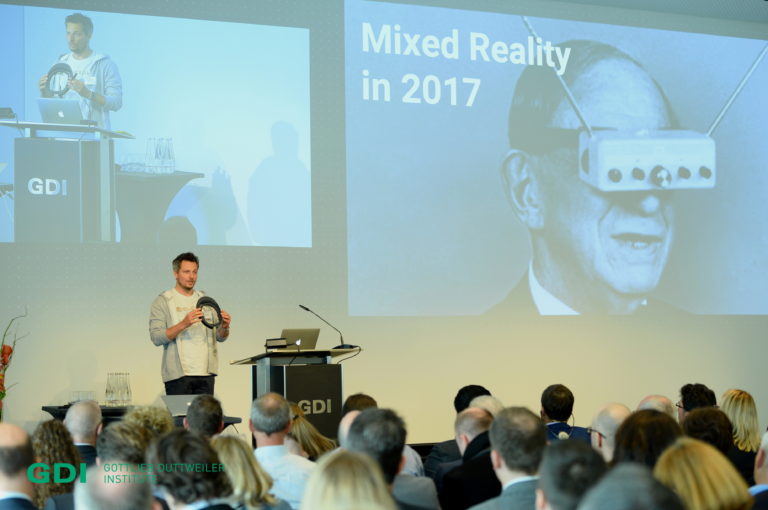 Cornelius Kistler #Trendtag 2017 virtual reality augmented reality in Switzerland