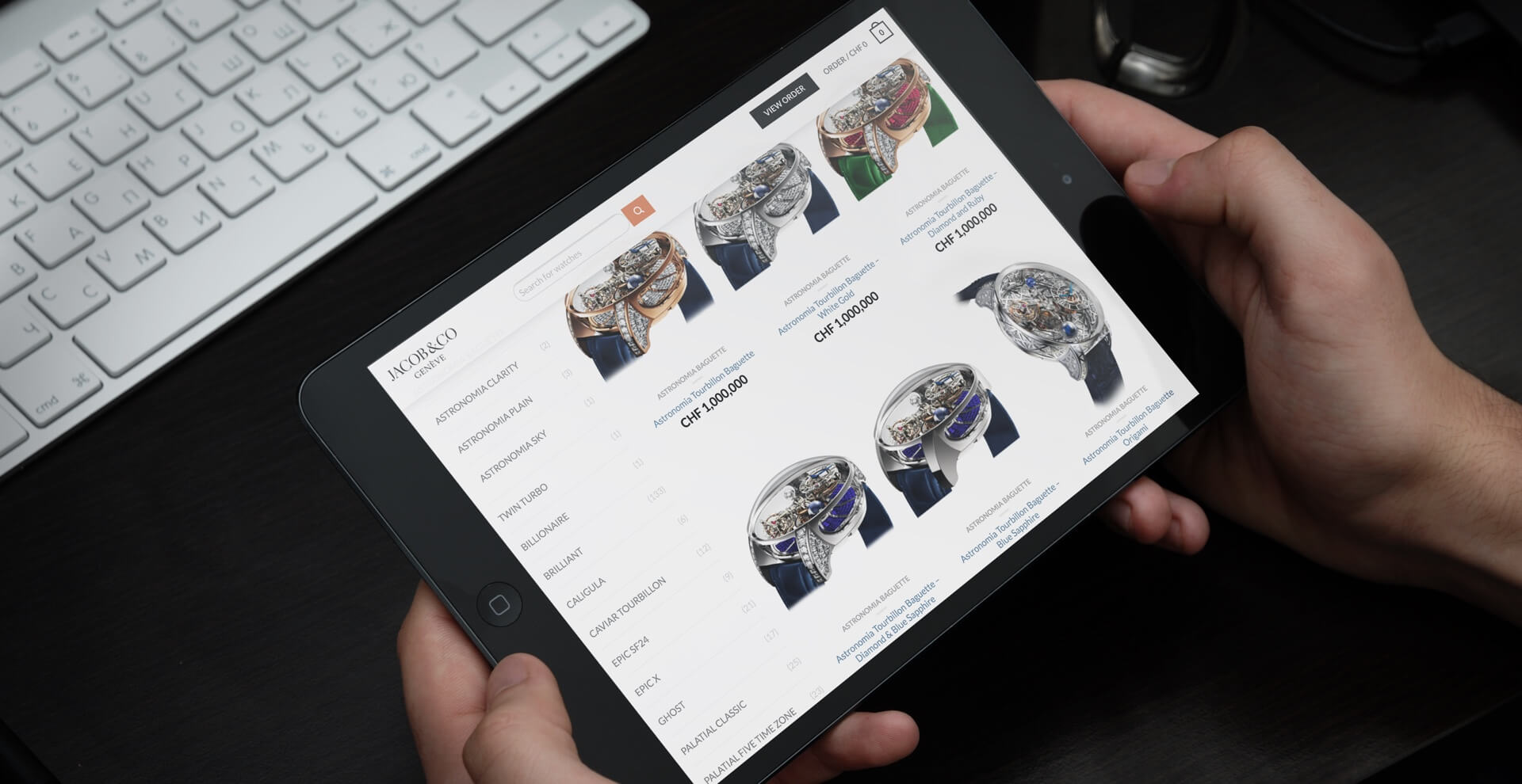 Catalog App for Jacob&Co